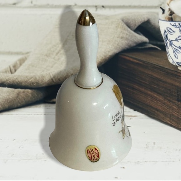 PRECIOUS Moments 1978 Love is Kind Porcelain Bell - Picture 4 of 7